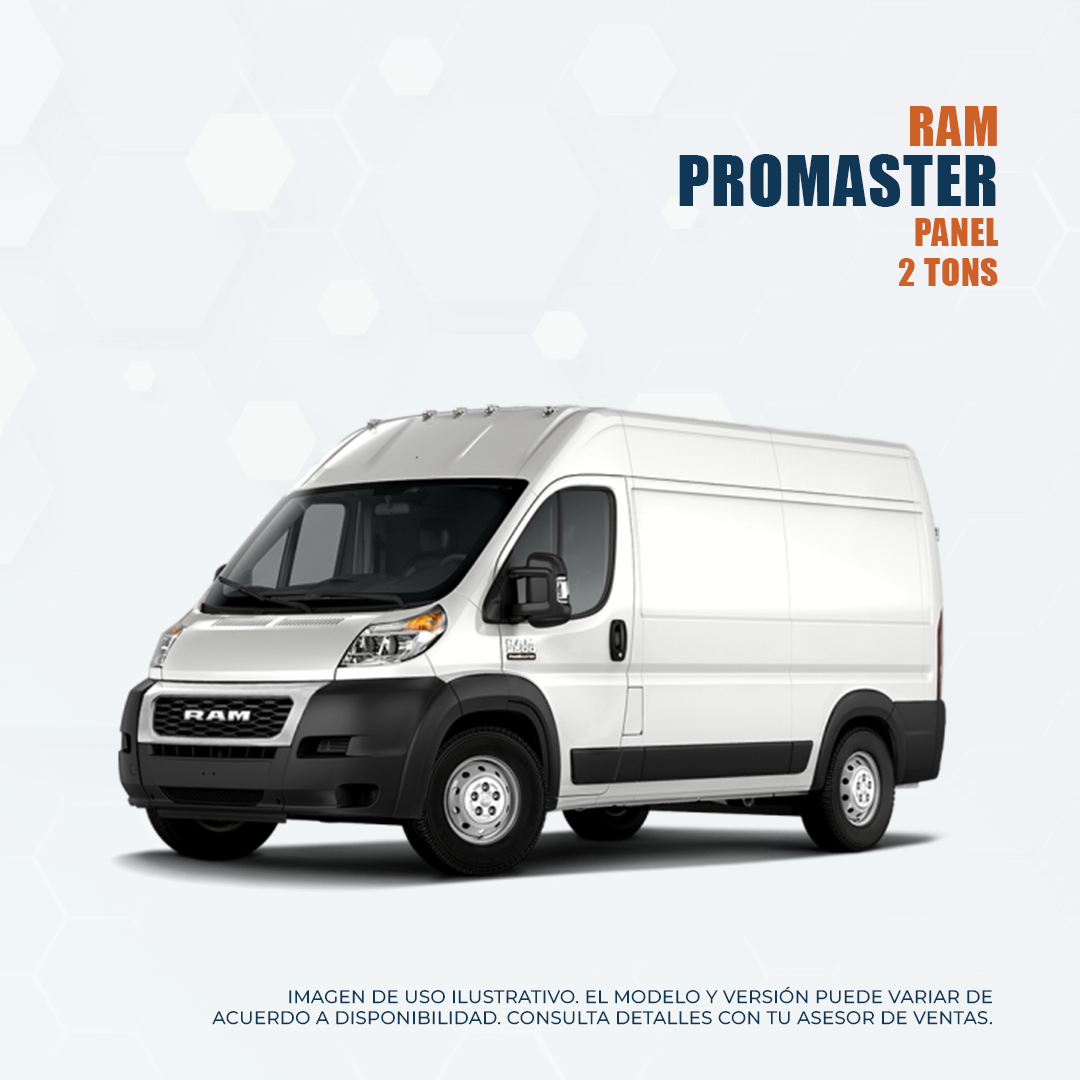 Renta de autos RAM Promaster 2 Tons en Monterrey