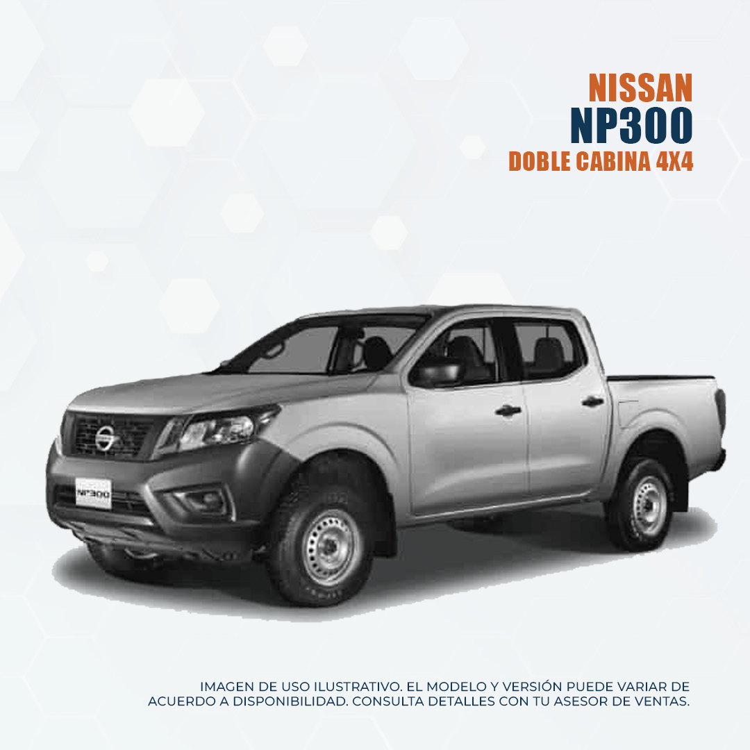 Renta de autos Nissan NP 300 Doble Cabina 4x4 en Monterrey