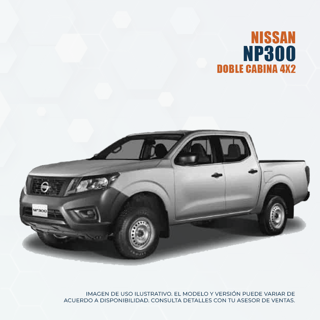Renta de autos Nissan NP300 Doble Cabina 4x2 en Monterrey