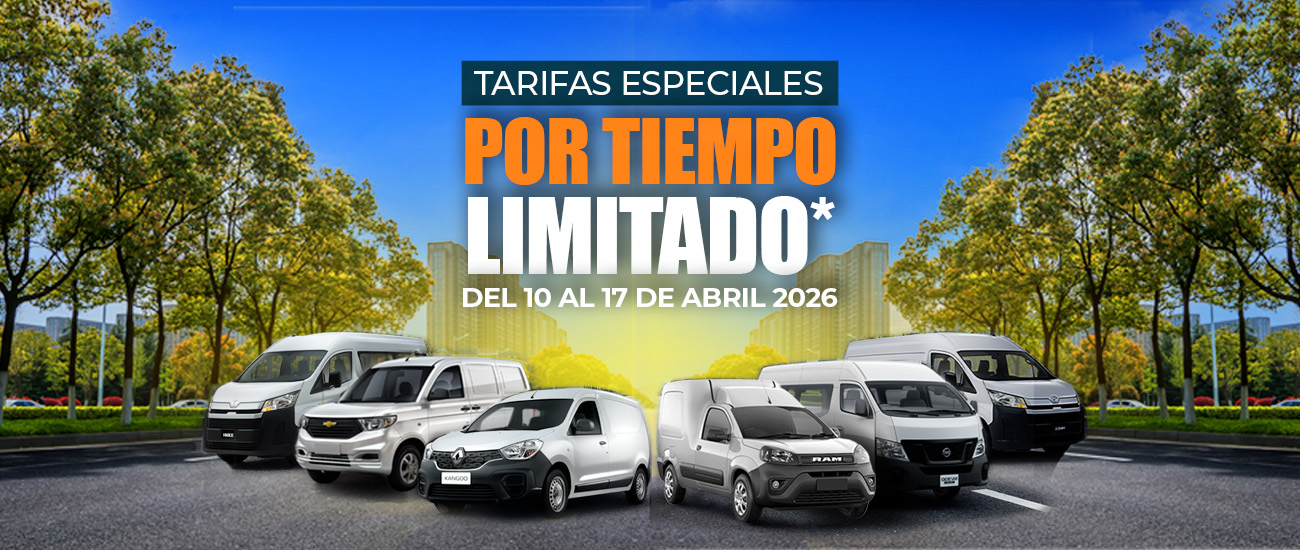 Tarifas especiales por tiempo limitado